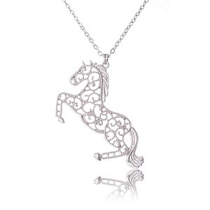 Gargantilha cavalo luxo