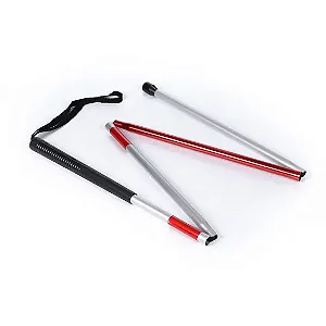 Bengala Tipo Bastão Dobrável Para Deficiente Visual JL936L - Montserrat