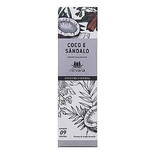 Incenso Nirvana Coco e Sândalo