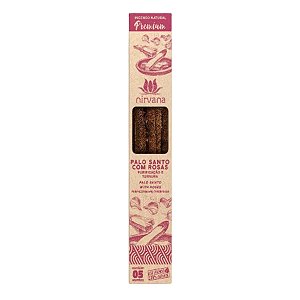 Incenso Premium Nirvana Palo Santo com Rosas