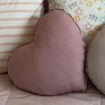 Almofada Coração em Linho