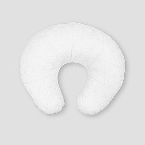 Almofada de amamentação matelassê branca