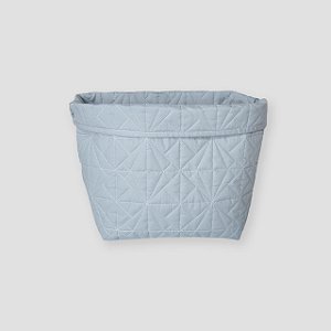 Cesto tecido matelassê Azul