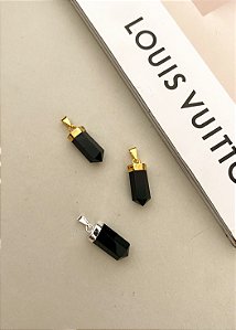 Pingente quartzo obsidiana