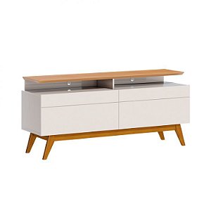 RACK CLASSIC MAIS 2 GAVETAS (1.46M) (12333) ./OFF WHITE /NATURE