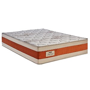 COLCHÃO DE CASAL SLEEP GOLD 138X188 (ALTURA: 34 CM) (155539) BG ./TERRACOTA