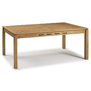 MESA CASA E JARDIM TRAÇO 180CM - 191081 C/CORDA PRETA ./JATOBÁ