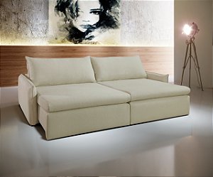 SOFA CAMA SF-C 506 1,60MT TECIDO RUST. BAHIA - BEGE - Casa Guido -  Especialista em Móveis