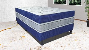 UNIBOX SOLTEIRO MELINDA BLUE - 88 x 188 x 52 - MOLAS POCKET ENSACADAS