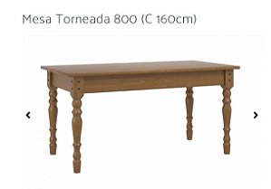 MESA TORN 800 - 1,60X0,80 - IMBUIA