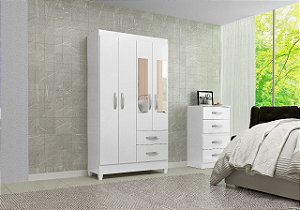 CAMA CASAL FREETOWN 158X TECIDO KORINO BRANCO - SEM LED - BRANCA - Casa  Guido - Especialista em Móveis