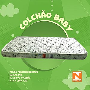 COLCHAO ELEGANCE BABY D18 70X130X10CM ./BR/CZ