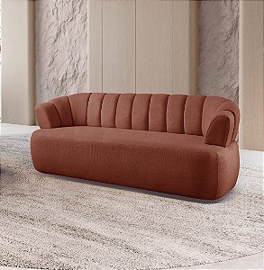 SOFA 3L SUPREMA S134 2,00MT C/MAT TC 6053 BOU ./TERRACOTA