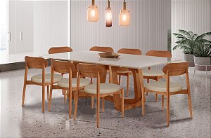 MESA MOBILLARE FLORENCA 2,20X1,10 C/VD. ./CINAMOMO IMB/OFF