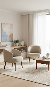 POLTRONA FERRARI FIORE TEC BOTONE 03. BOUCLE/GELO