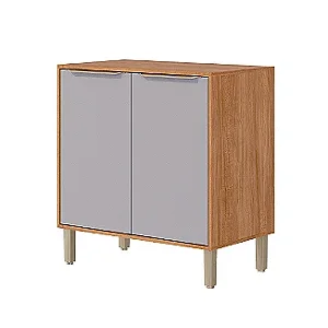 BALCAO MGM BRILHANTE 2P 800 ./CINAMOMO/PLATINA