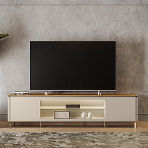 RACK LINEA BRASIL SANTORINI 2P 2,40MT C/LED ./TAUARI/OFF FOS