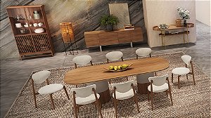 MESA TREBOL STELI 2.4X1,05 LAM.(TR080) ./AMADE/LAQUE