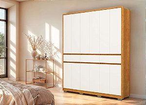 ROUPEIRO 12P AVELAN HAVANA 3GVT 1,87MT C/PES ./FRE/OFF WHITE