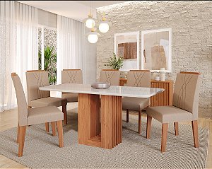 CJ MESA CIMOL VITORIA NEW C/6 CAD NICOLE VD OF 180X90 BG/CIN