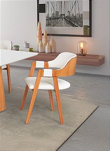 CADEIRA EX DECOR HELENA C/CORDA TC 01 LINHO BR ./IMBUIA MEL (UNIDADE)