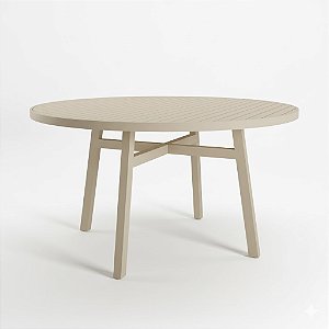 MESA ALUMI ALBANY RED 1,20MT DIAM. ALUMI. ./BG