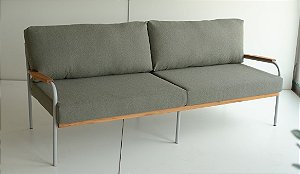 SOFA 3L ALUMI ALURE 2,00MT G2 TC CKS 95 ./SILVER