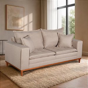 SOFA 3L DESIGN BUZIOS 2,00MT TEC G08 SATUR LINHO ./CRU