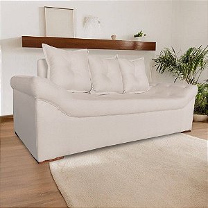 SOFA 3L DESIGN ITALIA 2,15MT TEC G08 SATURNO LINHO ./CRU