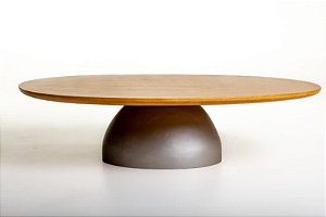 MESA CENTRO MADRESILVA CALMARIA (1,05X76) S/VD AMD./BRONZ FS