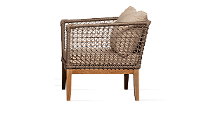 POLTRONA BERTOLI TULIPA 4 CORDA RAMI TC K07 ./BG