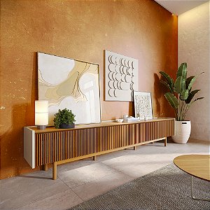 RACK IMCAL DUNE 3GVT 1,84MT RIPADO (15433) ./OFF WHITE/NAT