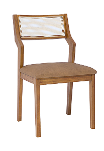 CADEIRA CIMOL ACAI 2UNID MAD C/TELA TC KR ./KAKI MR