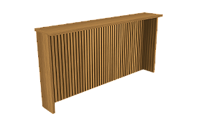 PAINEL DE ILHA NESHER CANELADO 2,00MT(500705) ./NATURE