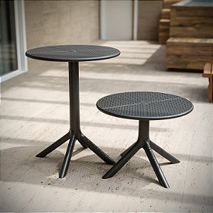 MESA FORTE PLASTICO SIMPLA RED 60X60 BS EXT. ./PR