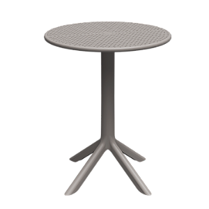 MESA FORTE PLASTICO SIMPLA RED 60X60 BS EXT. ./NUDE