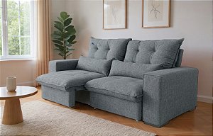 SOFA 3L JW MARSELHA 2,10MT RET/RECL TEC LIN L10 ./AZ