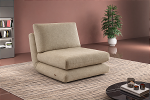 SOFA CAMA FERRARI ACASO 90CM TEC 56 LINHO ./BG