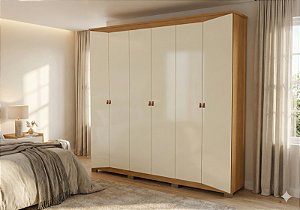 ROUPEIRO 6P AVELAN TORINO 2,37M C/PES ./FREIJO/OFF WHITE
