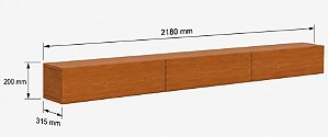 NICHO PAINEL IMCAL PRIME 3GVT 2.2 (71381) 218X20X31 ./NATURE