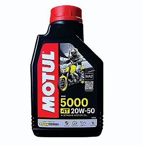 Óleo Motul 5000+ 20w50 Semi-sintétitco