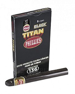 CHARUTO PHILLIES TITAN BLACK - CAIXA COM 5