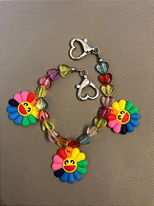 Chaveiro Flor Color