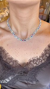 Colar Riviera Gota Semijoia Color