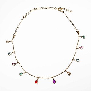 Choker Gotas Rainbow