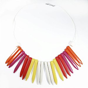 Colar Fio Lápis Rainbow