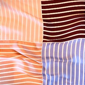 Lenço Listras Color