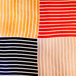 Lenço Listras Color