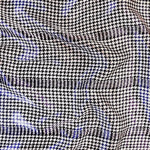 Lenço Estampa Pied de Poule Azul Marinho