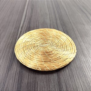 Porta Copo 10 cm Capim Dourado e Fio Dourado (6 unidades) Cód. SO8